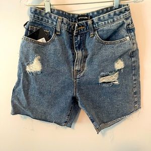 Denim shorts